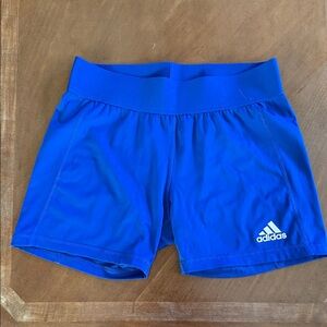 Adidas Women's Vibrant Blue Athletic Shorts